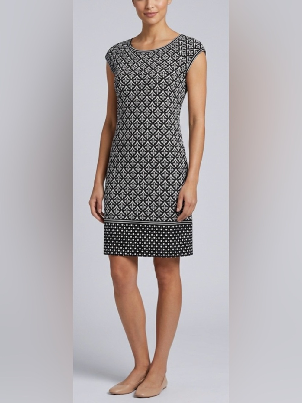 Max Studio Geometric Dress, Size L
